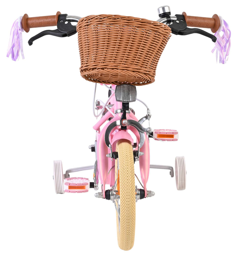 Afbeelding laden in galerijviewer, Volare blossom kinderfiets - meisjes - 12 inch - roze - twee handremmen