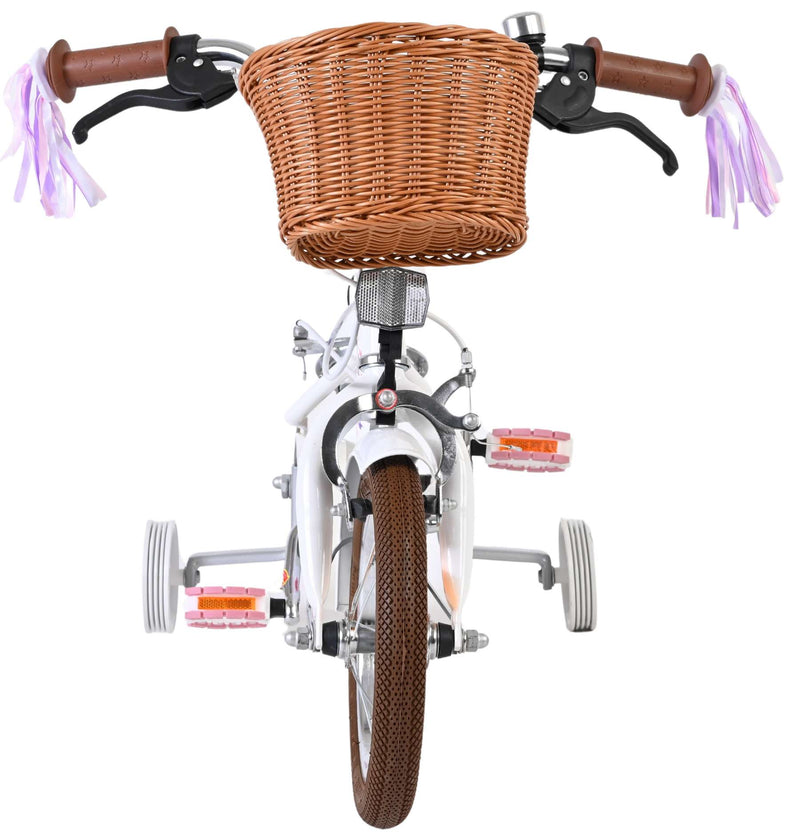 Load image into Gallery viewer, Volare blossom kinderfiets - meisjes - 12 inch - wit - twee handremmen