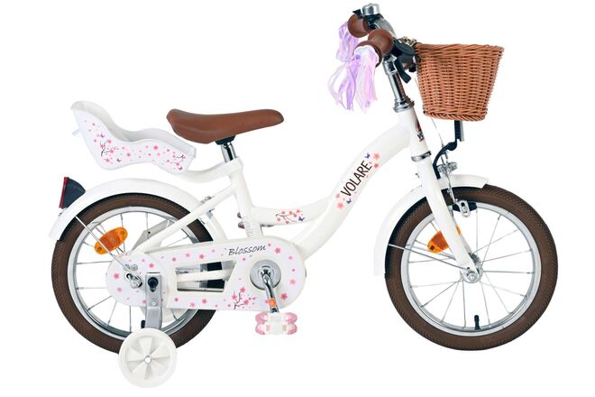 Load image into Gallery viewer, Volare blossom kinderfiets - meisjes - 14 inch - wit