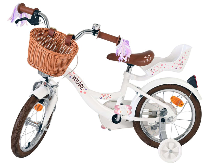 Load image into Gallery viewer, Volare blossom kinderfiets - meisjes - 14 inch - wit