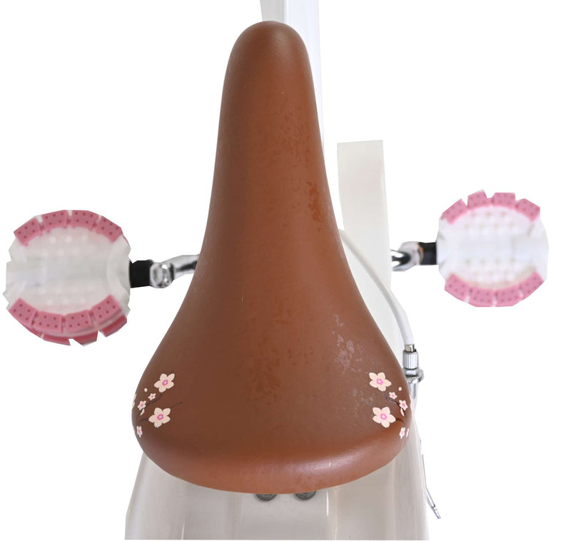 Load image into Gallery viewer, Volare blossom kinderfiets - meisjes - 14 inch - wit - twee handremmen