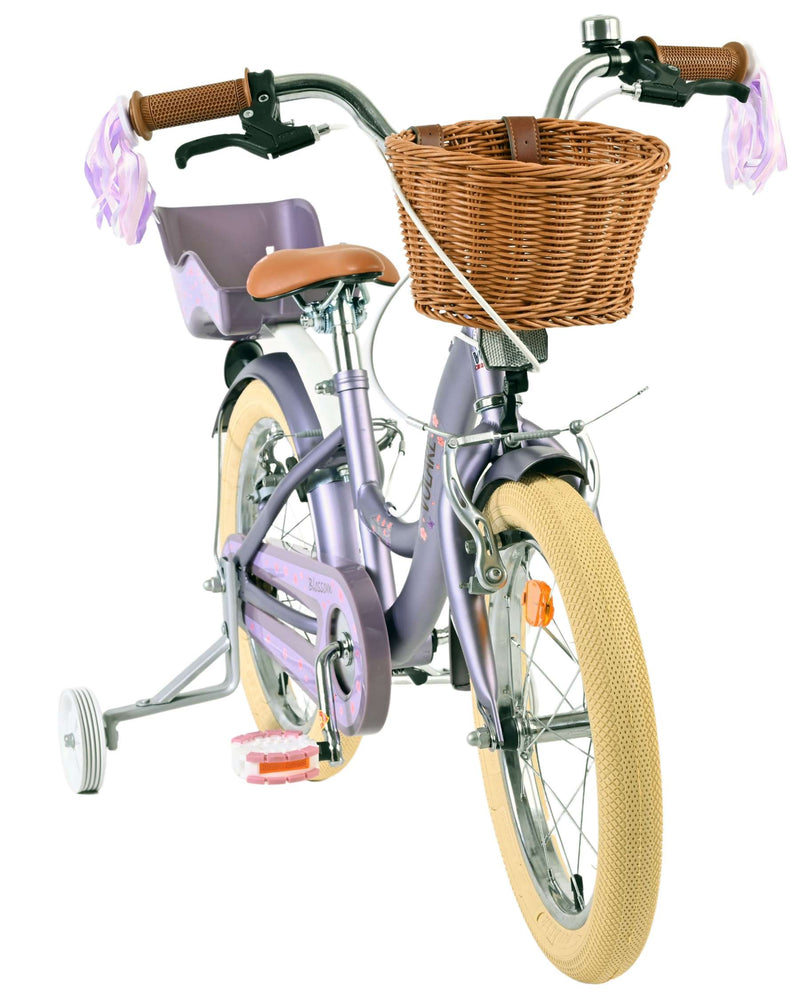 Load image into Gallery viewer, Volare blossom kinderfiets - meisjes - 16 inch - paars - twee handremmen