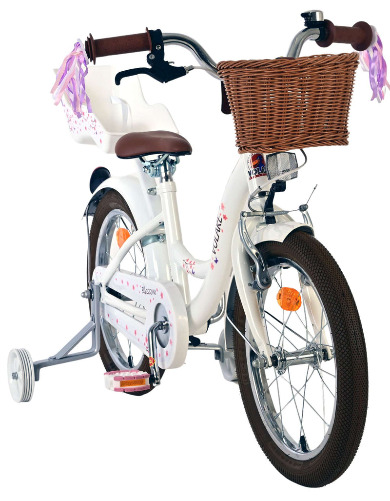 Cargue la imagen en el visor de la galería, Volare blossom kinderfiets - meisjes - 16 inch - wit