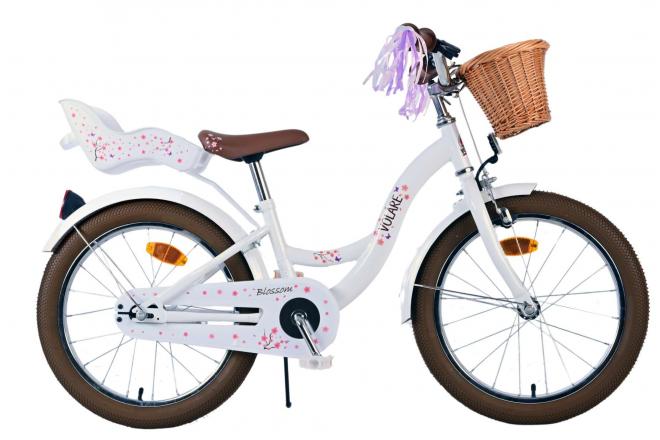 Load image into Gallery viewer, Volare Blossom Kinderfiets Meisjes 18 inch Wit