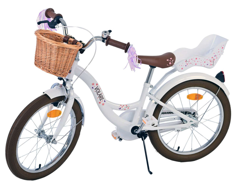 Load image into Gallery viewer, Volare Blossom Kinderfiets Meisjes 18 inch Wit