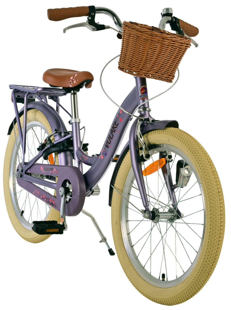 Afbeelding laden in galerijviewer, Volare blossom kinderfiets - meisjes - 20 inch - paars - twee handremmen