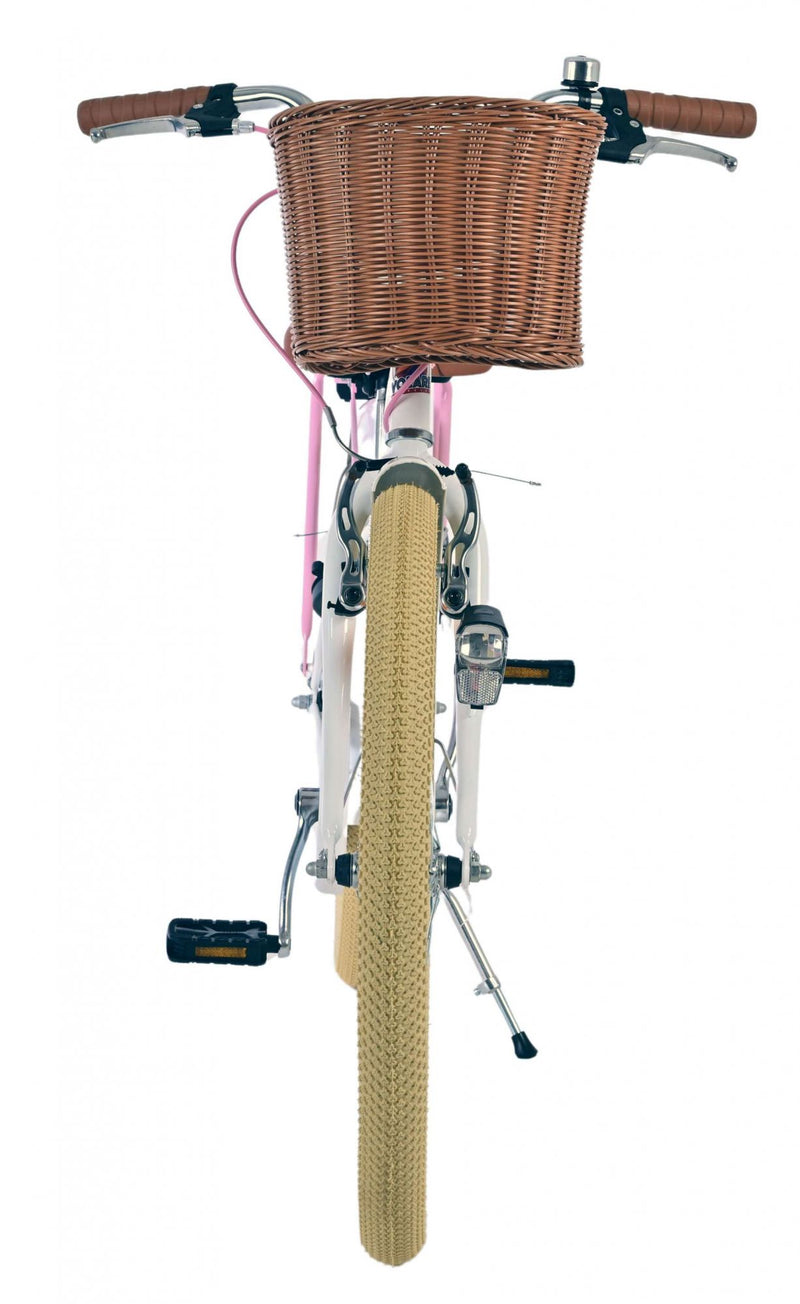 Load image into Gallery viewer, Volare blossom kinderfiets - meisjes - 24 inch - wit - twee handremmen