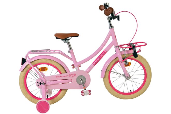 Load image into Gallery viewer, Volare excellent kinderfiets - meisjes - 16 inch - roze - 95% afgemonteerd