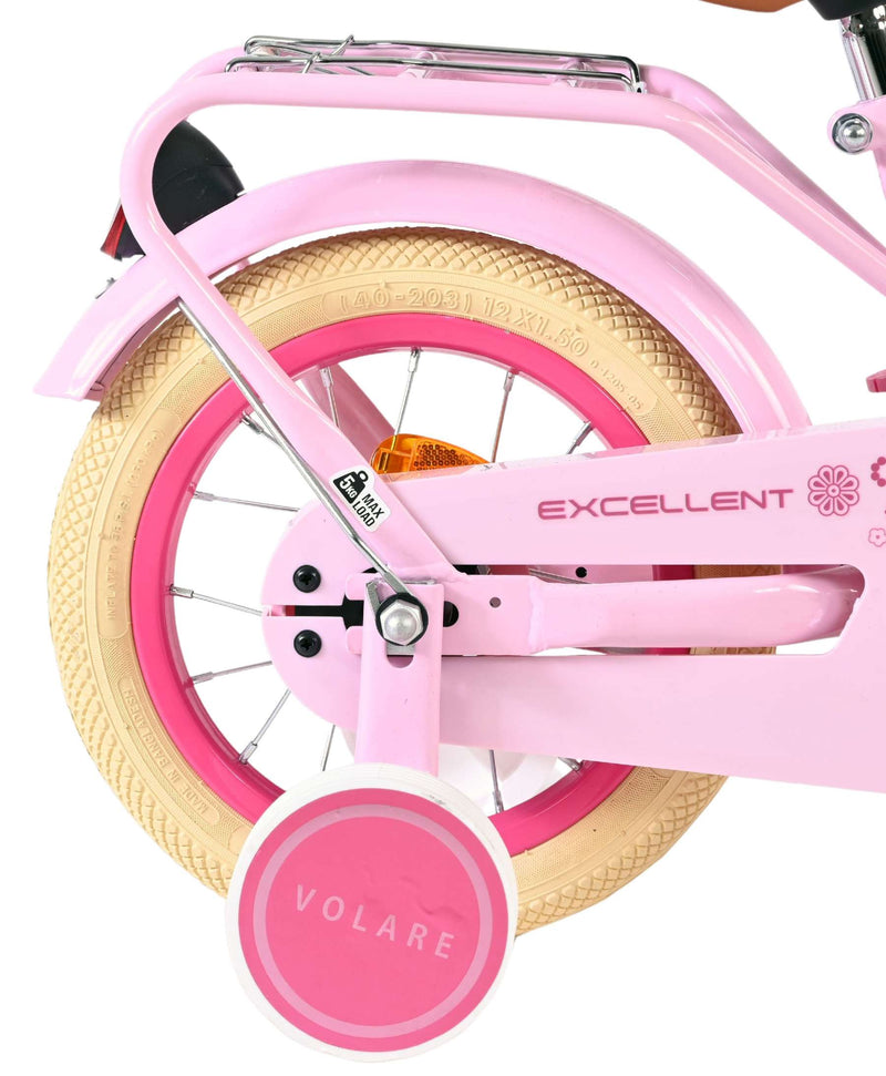 Afbeelding laden in galerijviewer, Volare excellent kinderfiets - meisjes - 12 inch - roze
