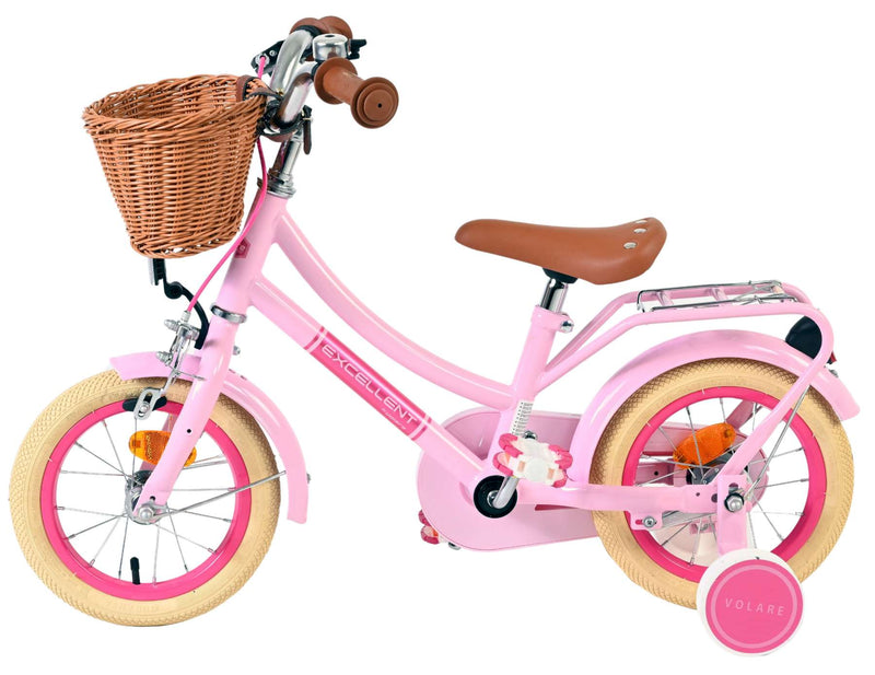Afbeelding laden in galerijviewer, Volare excellent kinderfiets - meisjes - 12 inch - roze