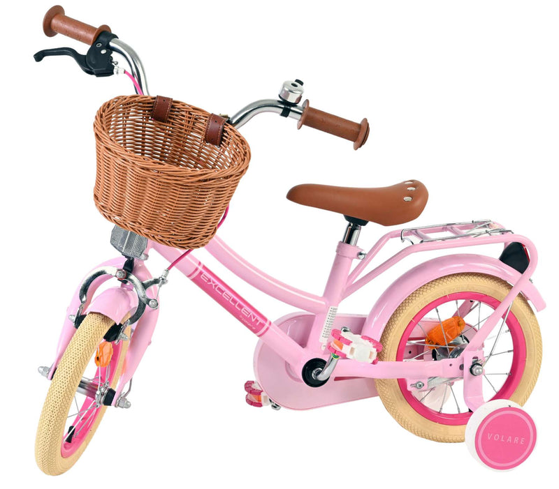Afbeelding laden in galerijviewer, Volare excellent kinderfiets - meisjes - 12 inch - roze