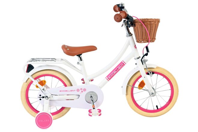 Load image into Gallery viewer, Volare excellent kinderfiets - meisjes - 14 inch - wit