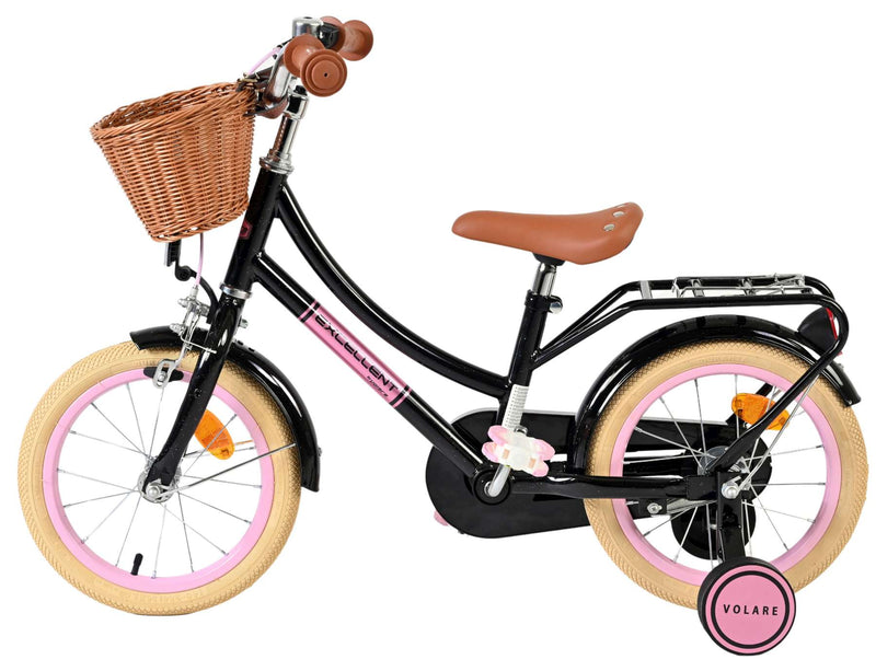 ギャラリービューアに画像をロードする, Volare excellent kinderfiets - meisjes - 14 inch - zwart