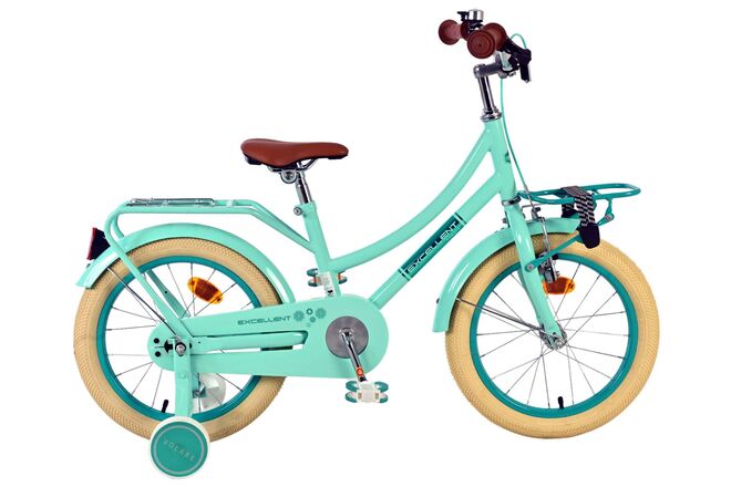 Load image into Gallery viewer, Volare excellent kinderfiets - meisjes - 16 inch - groen - 95% afgemonteerd