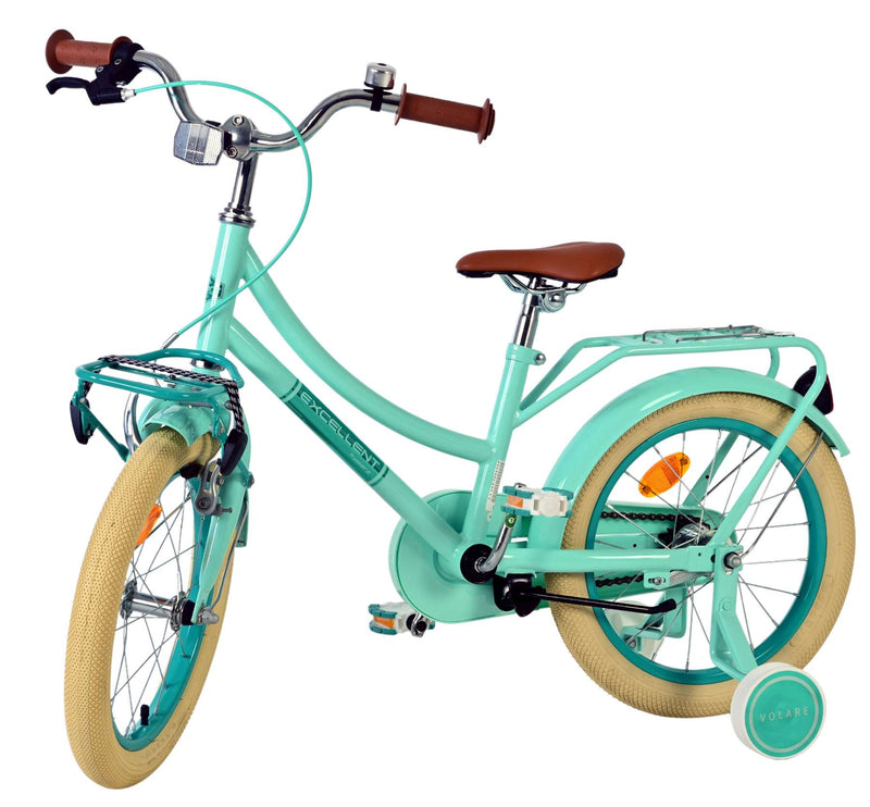 Load image into Gallery viewer, Volare excellent kinderfiets - meisjes - 16 inch - groen - 95% afgemonteerd