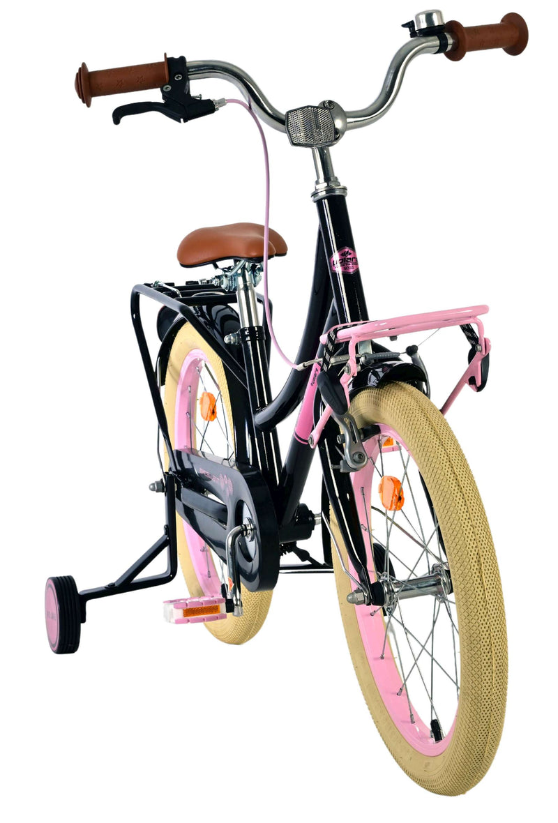 Load image into Gallery viewer, Volare excellent kinderfiets - meisjes - 18 inch - zwart - 95% afgemonteerd