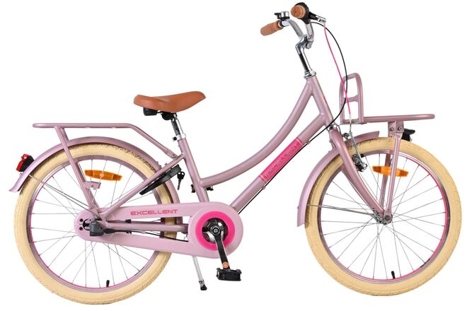 Load image into Gallery viewer, Volare excellent kinderfiets - meisjes - 20 inch - mat roze - 3 versnellingen