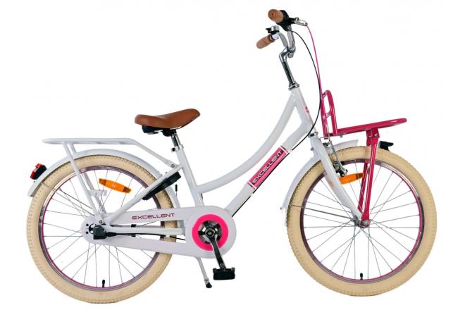 Load image into Gallery viewer, Volare Volare Kinderfiets Meisjes 20 inch Wit 3 versnellingen
