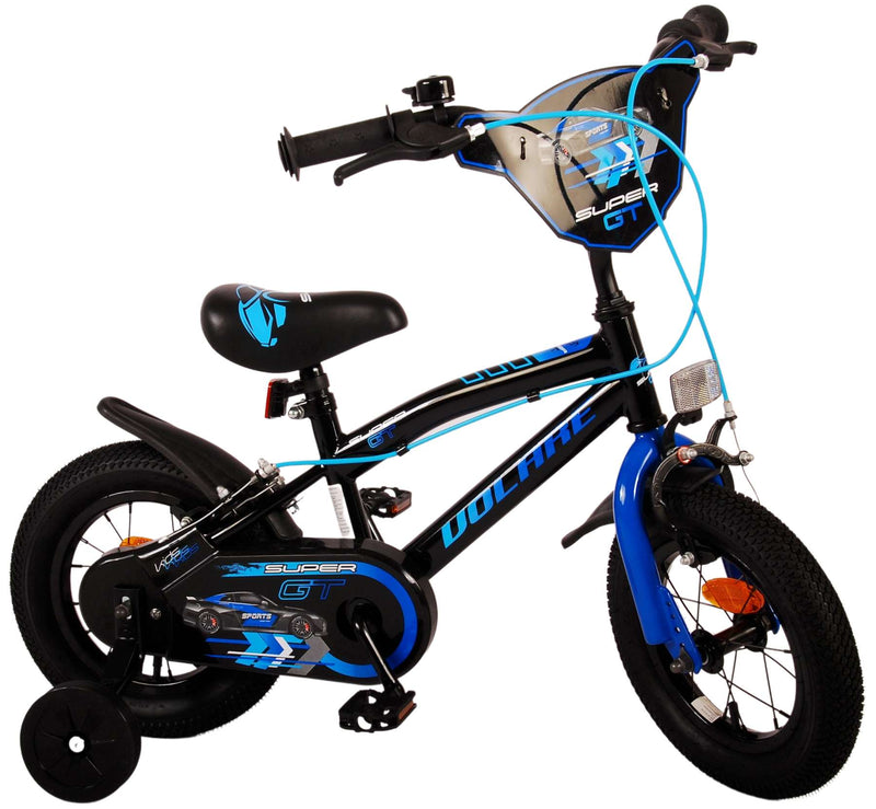 Load image into Gallery viewer, Volare Super GT Kinderfiets - Jongens - 12 inch - Blauw - Twee handremmen