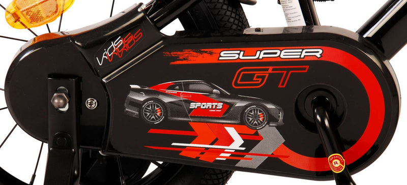 Load image into Gallery viewer, Volare Super GT Kinderfiets Jongens 14 inch Rood Twee handremmen