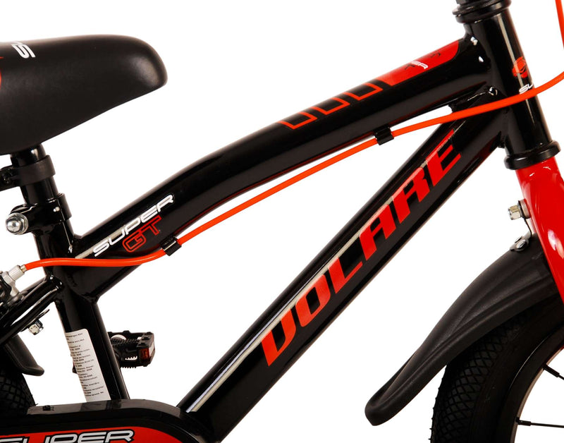 Load image into Gallery viewer, Volare Super GT Kinderfiets Jongens 14 inch Rood Twee handremmen