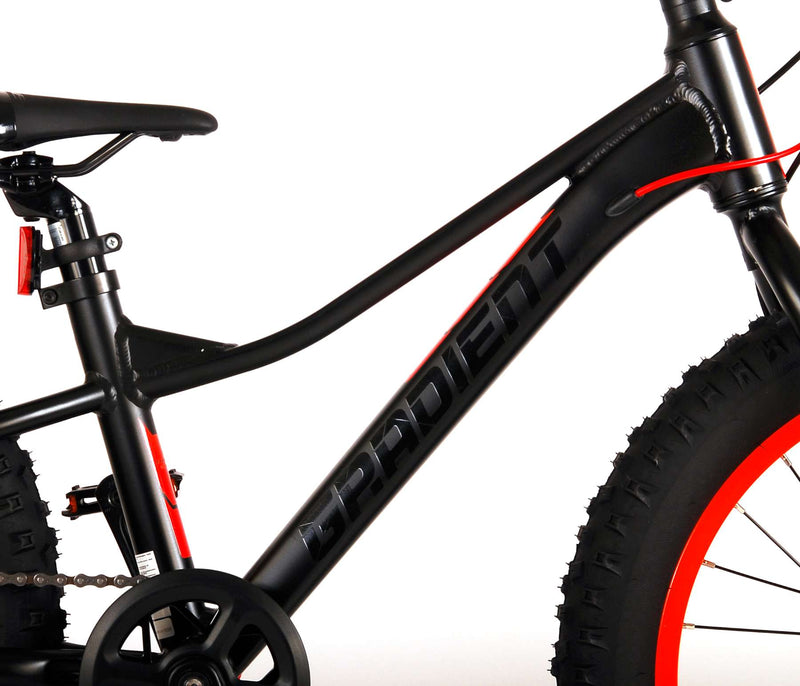 Load image into Gallery viewer, Volare Gradient Kinderfiets – Jongens – 20 inch – Zwart Oranje Rood – 6 speed – Prime Collection