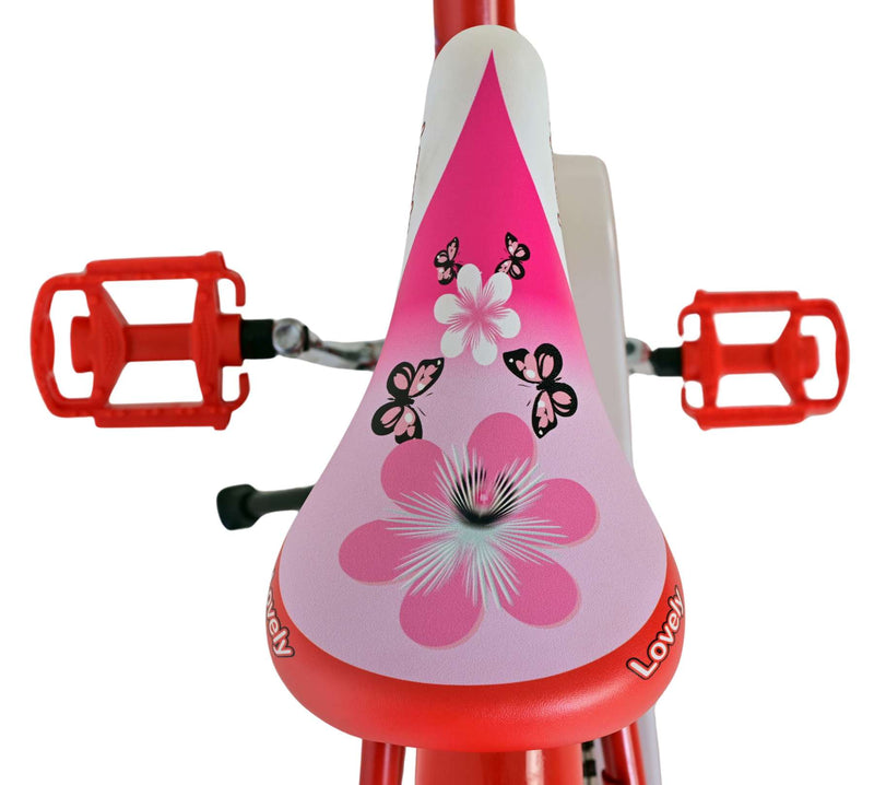 Load image into Gallery viewer, Volare lovely kinderfiets - meisjes - 18 inch - rood wit