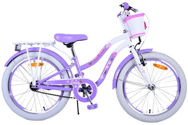 Afbeelding laden in galerijviewer, Volare lovely kinderfiets - meisjes - 20 inch - paars