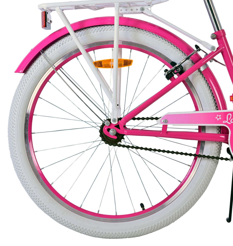 Load image into Gallery viewer, Volare lovely kinderfiets - meisjes - 24 inch - roze - twee handremmen
