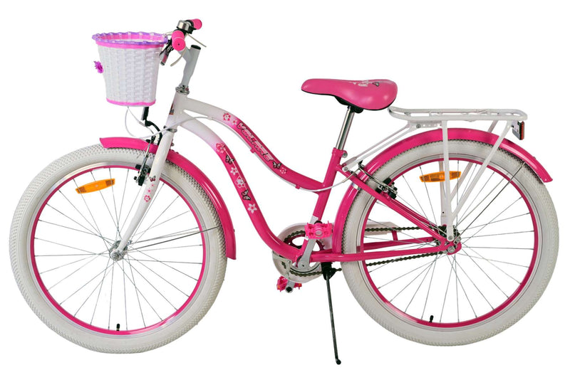 Afbeelding laden in galerijviewer, Volare lovely kinderfiets - meisjes - 24 inch - roze - twee handremmen