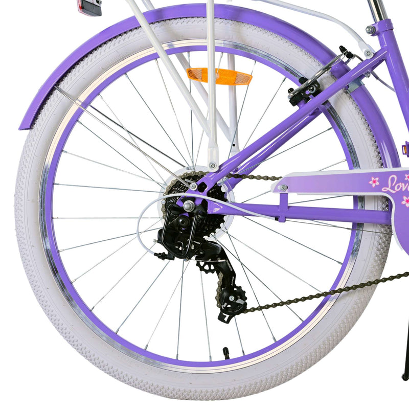 Load image into Gallery viewer, Volare lovely kinderfiets - meisjes - 26 inch - paars - 7 speed