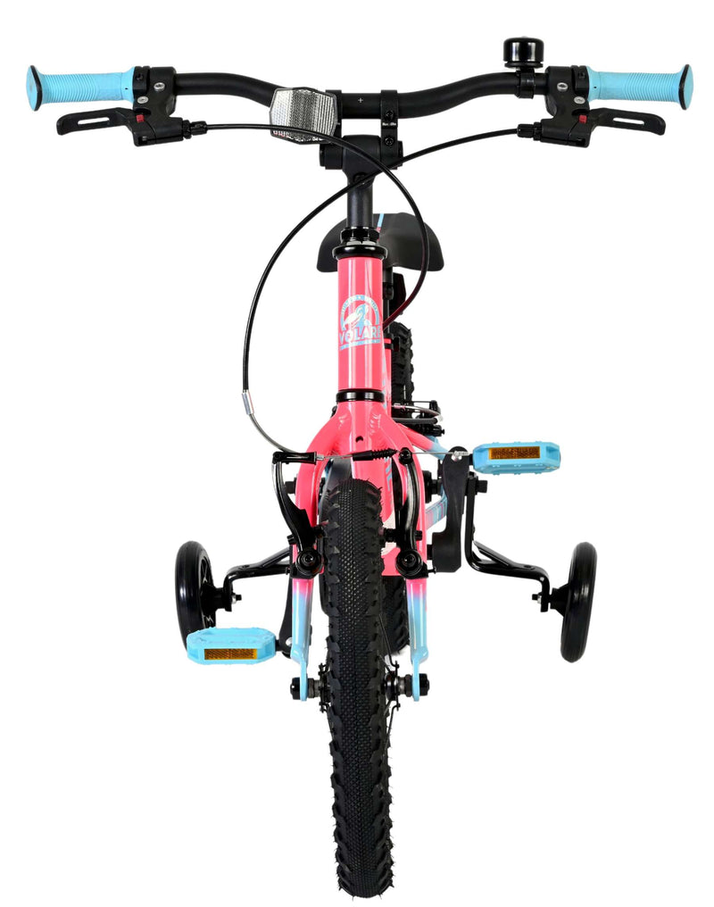 Afbeelding laden in galerijviewer, Volare milano kinderfiets - meisjes - 14 inch - roze - twee handremmen