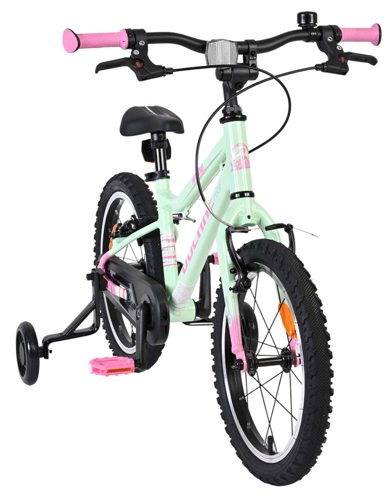 Afbeelding laden in galerijviewer, Volare milano kinderfiets - meisjes- 16 inch - mintgroen - twee handremmen