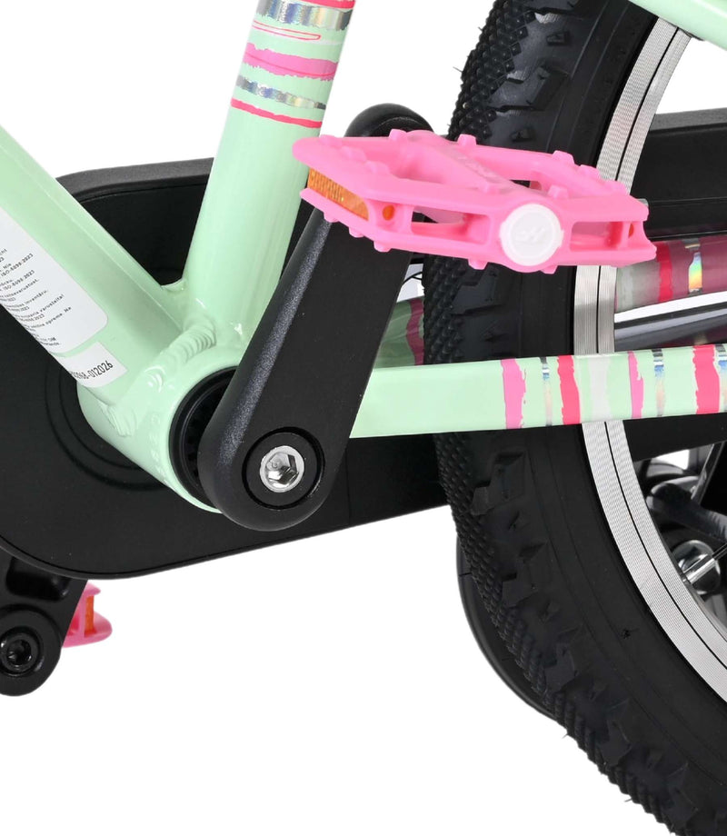 Afbeelding laden in galerijviewer, Volare milano kinderfiets - meisjes- 16 inch - mintgroen - twee handremmen