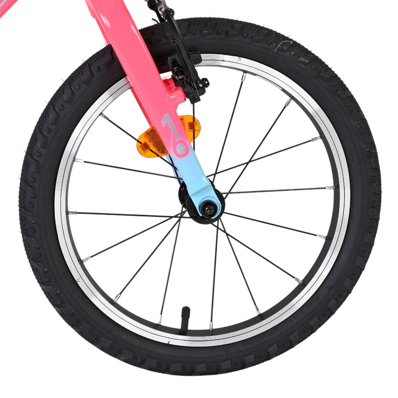 Afbeelding laden in galerijviewer, Volare milano kinderfiets - meisjes- 16 inch - roze - twee handremmen