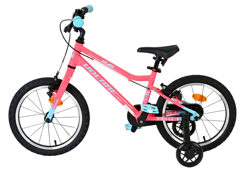 Afbeelding laden in galerijviewer, Volare milano kinderfiets - meisjes- 16 inch - roze - twee handremmen