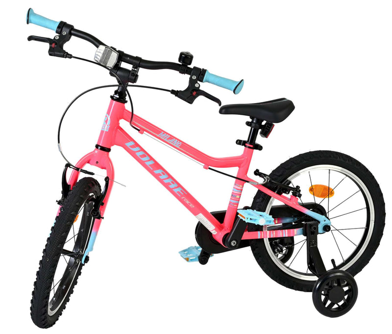 Afbeelding laden in galerijviewer, Volare milano kinderfiets - meisjes- 16 inch - roze - twee handremmen