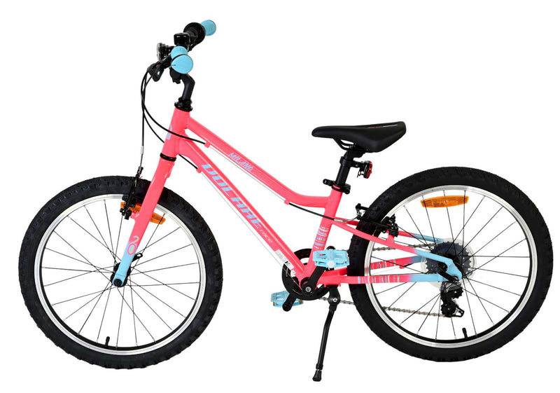 Afbeelding laden in galerijviewer, Volare milano kinderfiets - meisjes - 20 inch - roze - 6 speed - twee handremmen