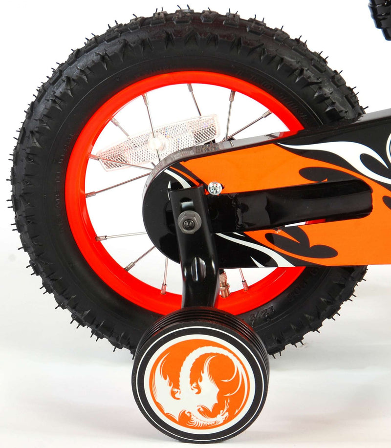 Load image into Gallery viewer, Volare Motorbike Kinderfiets Jongens 12 inch Oranje 95% afgemonteerd
