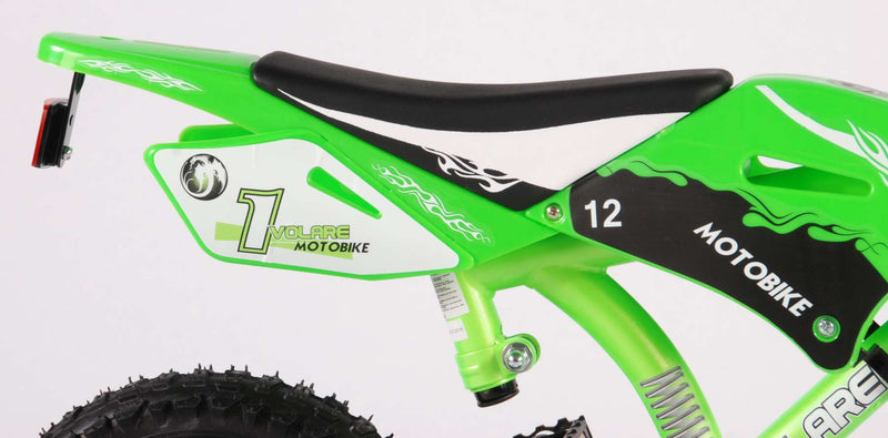 Load image into Gallery viewer, Volare Motorbike Kinderfiets - Jongens - 12 inch - Groen - 95% afgemonteerd