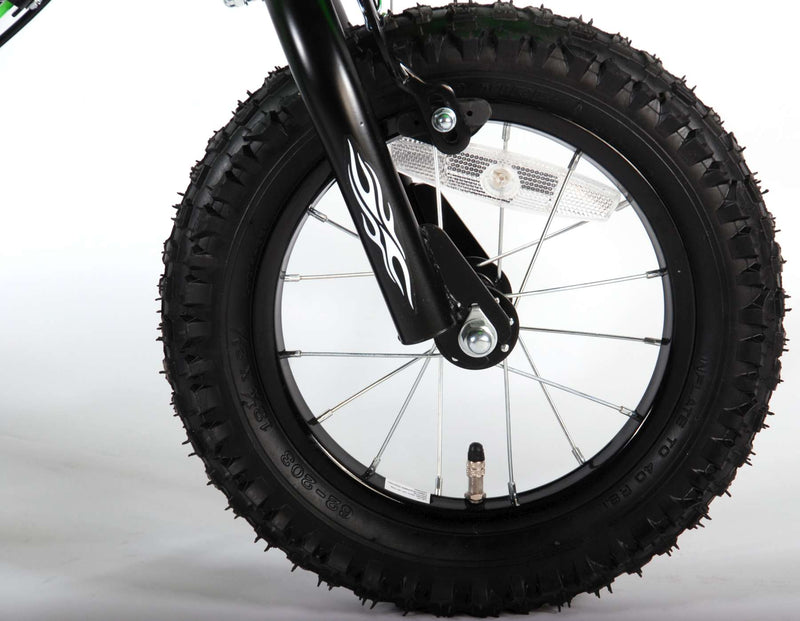 Load image into Gallery viewer, Volare Motorbike Kinderfiets Jongens 12 inch Groen Twee handremmen