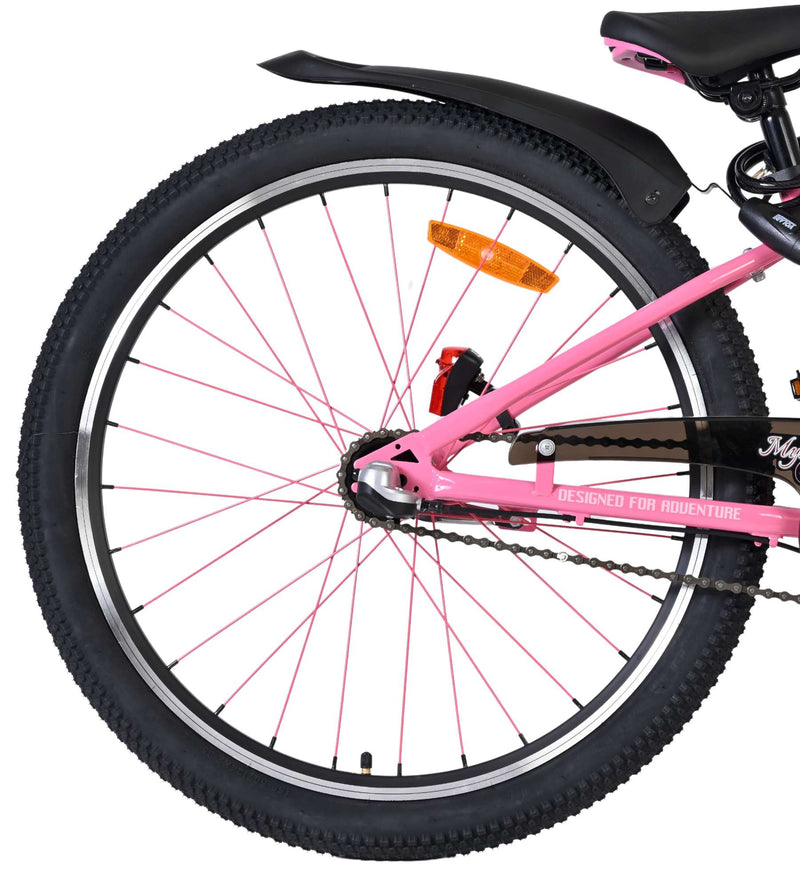 Load image into Gallery viewer, Volare mystic kinderfiets - 24 inch - roze - nexus 3