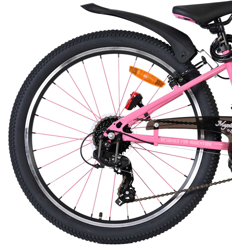 Afbeelding laden in galerijviewer, Volare mystic kinderfiets - 24 inch - roze - 7 speed