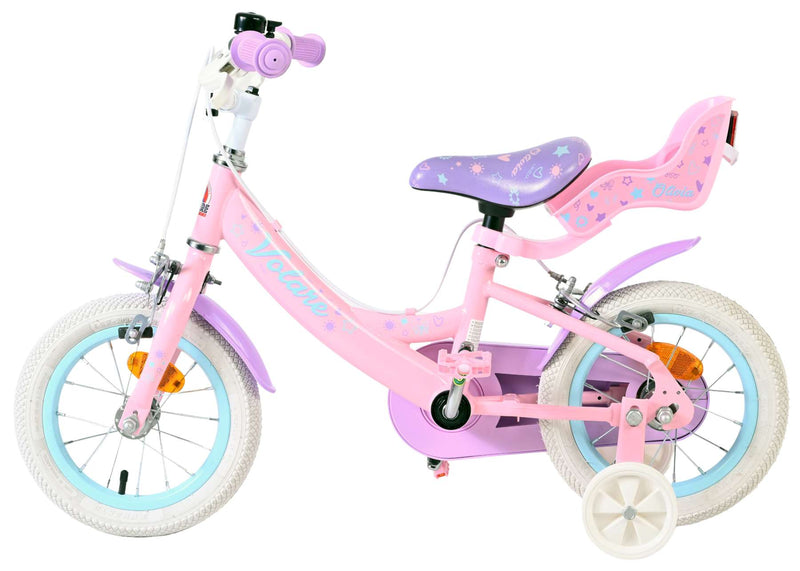 ギャラリービューアに画像をロードする, Volare olivia kinderfiets - meisjes - 12 inch - roze - twee handremmen