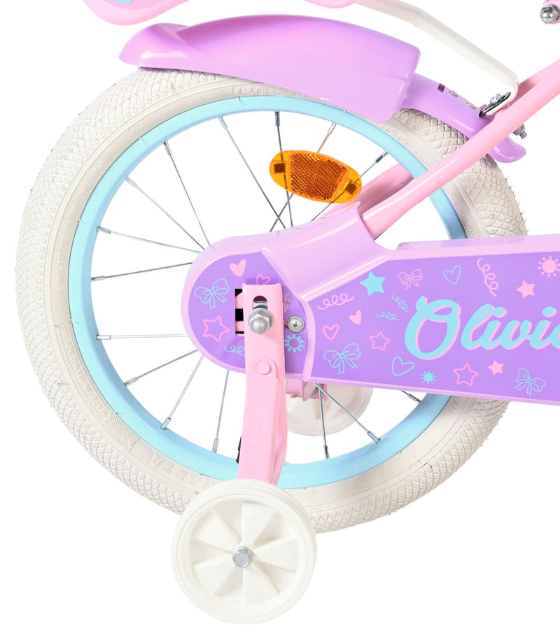 Afbeelding laden in galerijviewer, Volare olivia kinderfiets - meisjes - 16 inch - roze