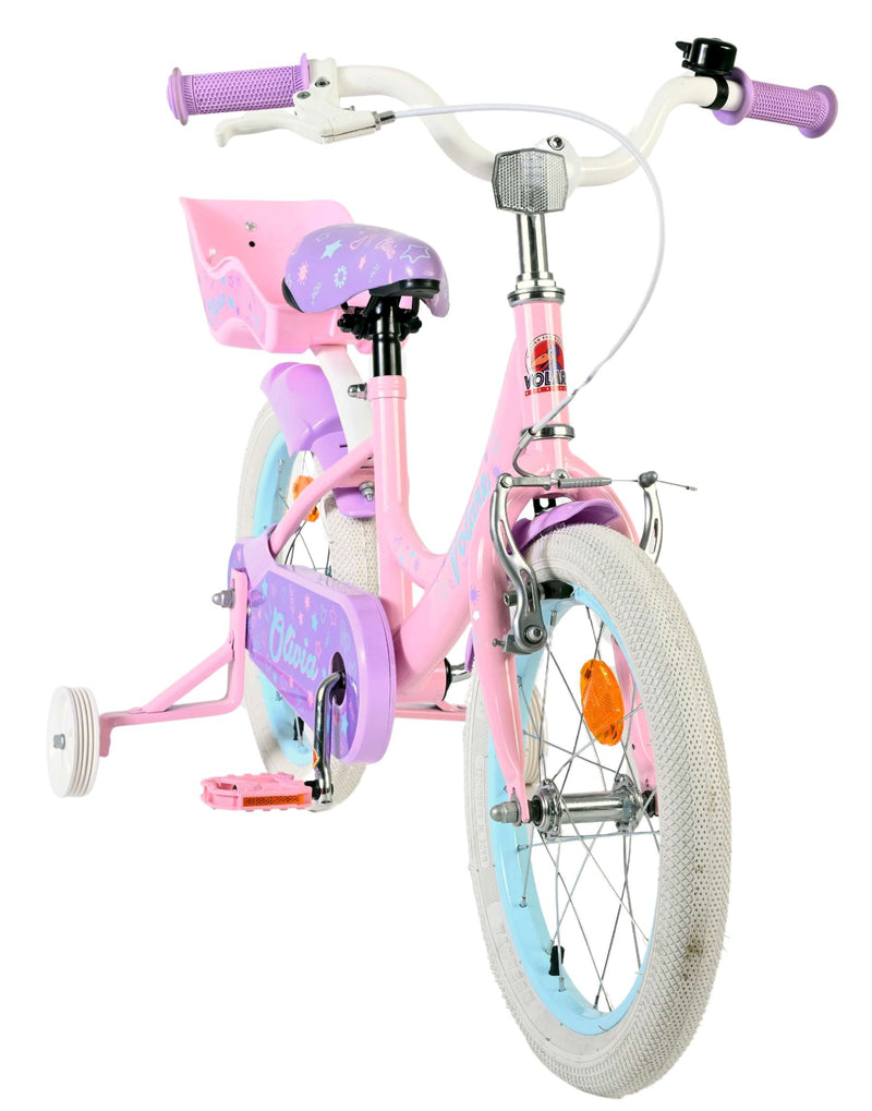 Afbeelding laden in galerijviewer, Volare olivia kinderfiets - meisjes - 16 inch - roze
