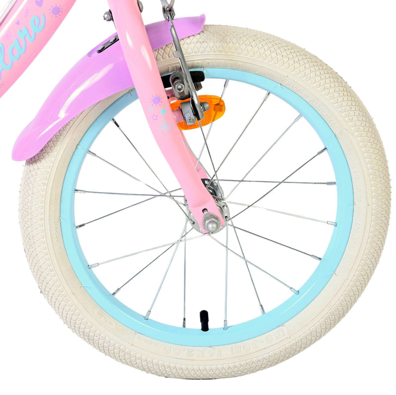 ギャラリービューアに画像をロードする, Volare olivia kinderfiets - meisjes - 16 inch - roze - twee handremmen