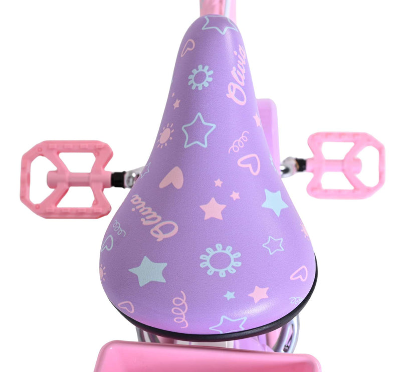 ギャラリービューアに画像をロードする, Volare olivia kinderfiets - meisjes - 16 inch - roze - twee handremmen