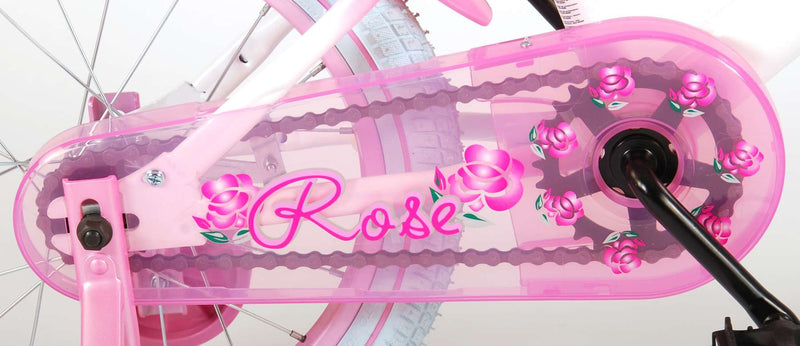 Load image into Gallery viewer, Volare Rose Kinderfiets - Meisjes - 16 inch - Roze Wit - 95% afgemonteerd