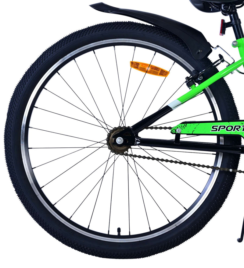 Load image into Gallery viewer, Volare sportivo kinderfiets - jongens - 26 inch - groen - twee handremmen